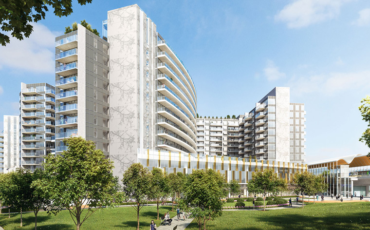 加拿大温哥华·列治文最新天车沿线大型社区 住宅公寓
